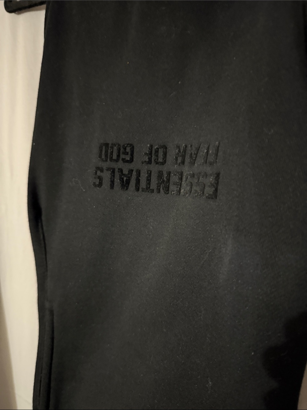 Fear of God Essentials Black Jogger Sweatpants